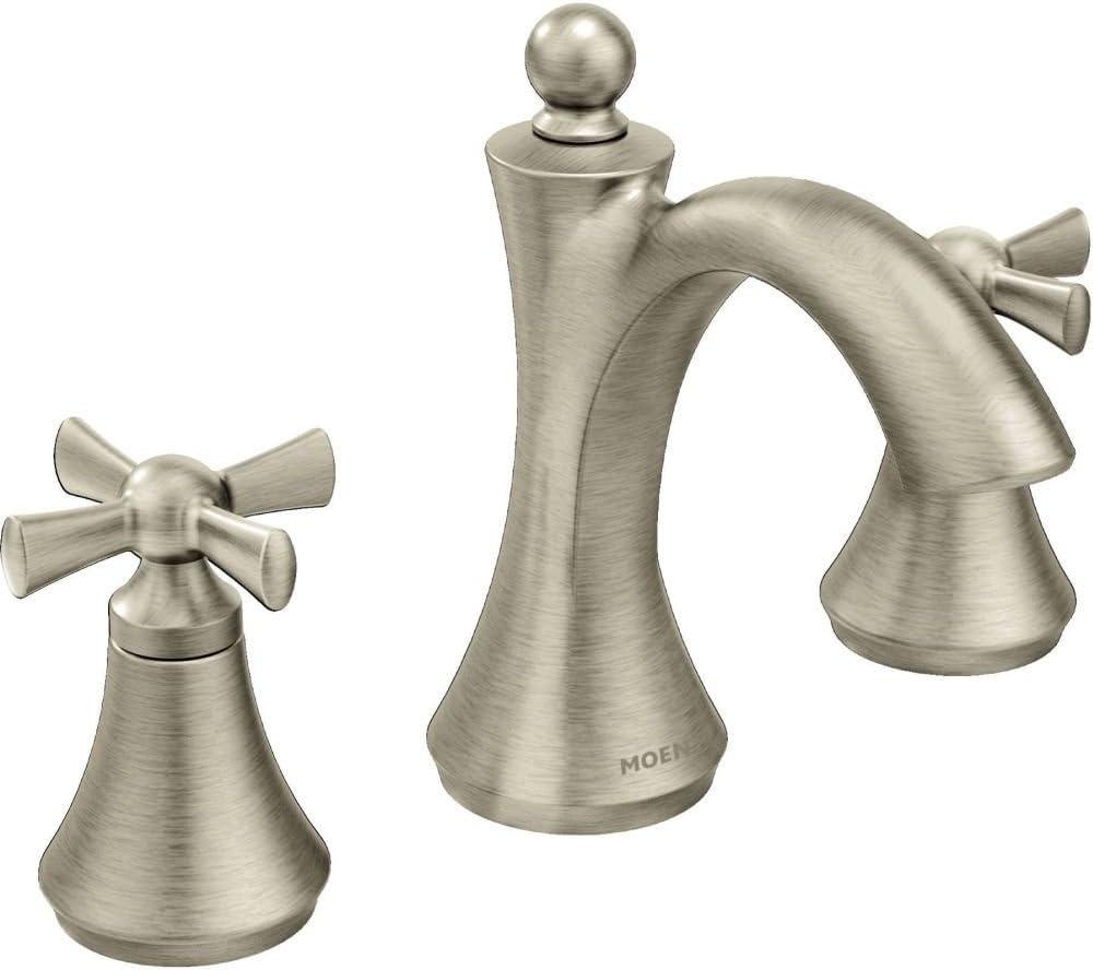 Wynford High Arc Widespread Bathroom Faucet with Drain Assembly