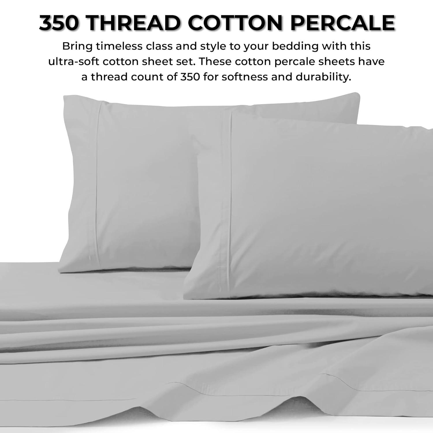 Tribeca Living 100% Cotton Sheet Set