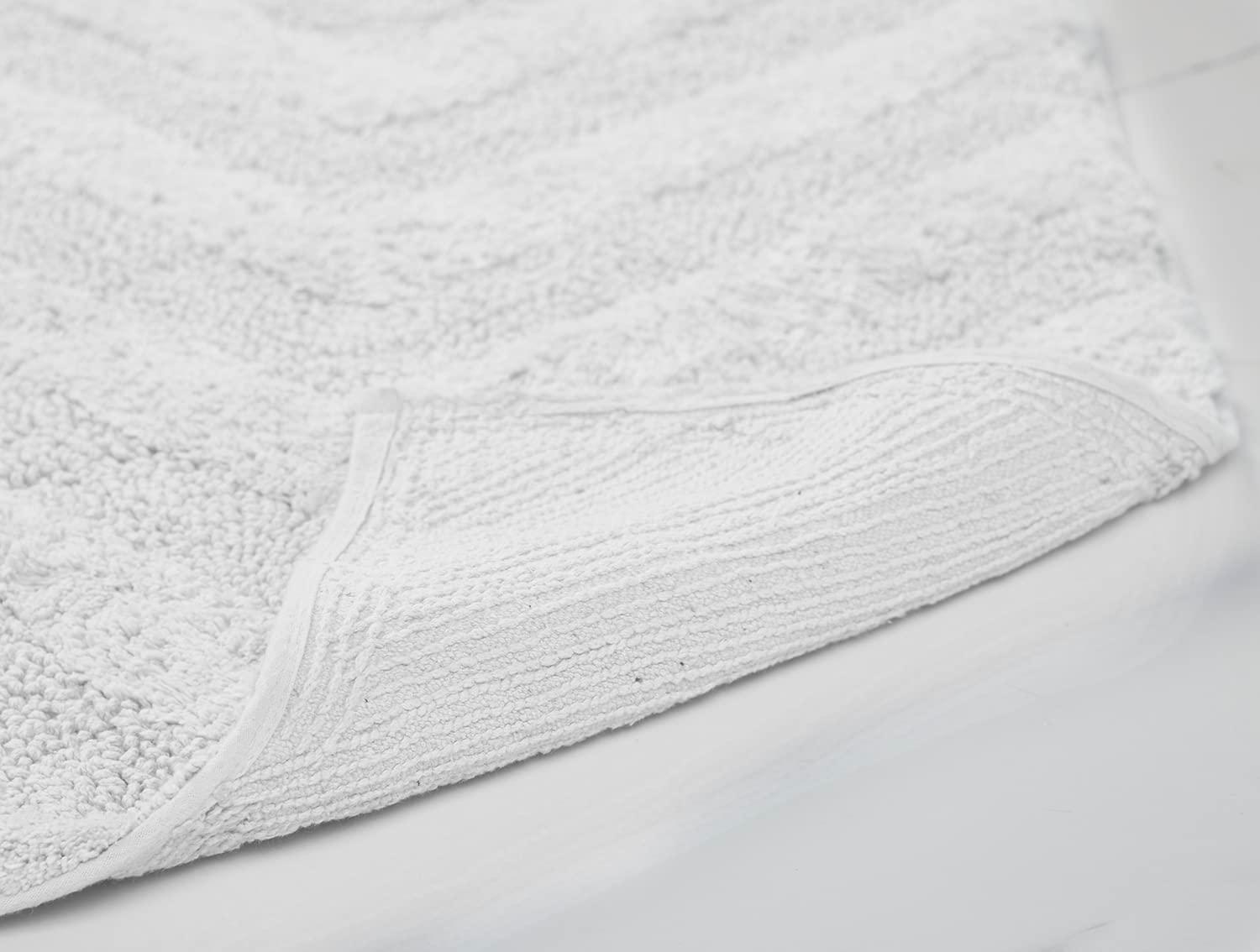 Better Trends Kus Corrigan 100% Cotton Machine Washable Anti-Skid Bathroom Rug