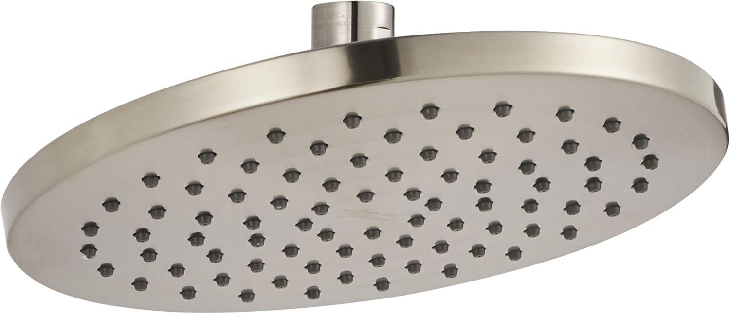 Brushed Nickel 8-Inch Round Rain Showerhead