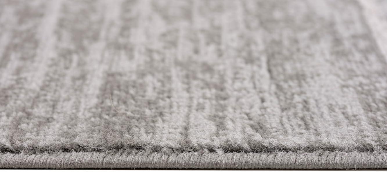 Alfombra Rectangular Geométrica Púrpura Verena de 5' x 7' para Entrada, Sala de Estar, Comedor, etc.