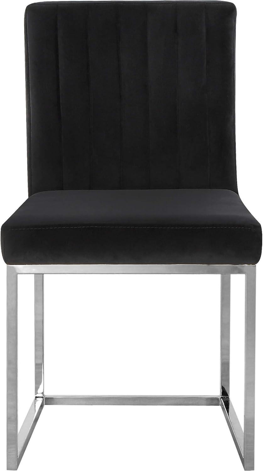 Amberdawn 18.5'' H Velvet Upholstered Side Chair