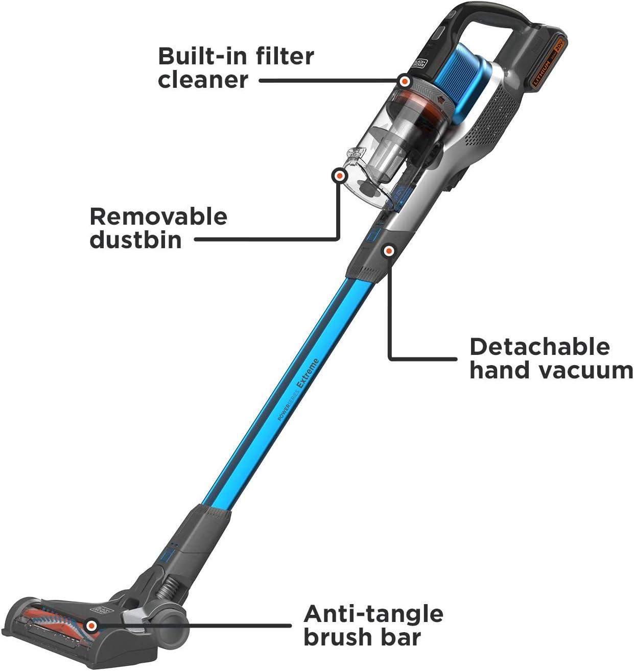 BLACK+DECKERPOWERSERIES Extreme 20V MAX* cordless stick vacuum