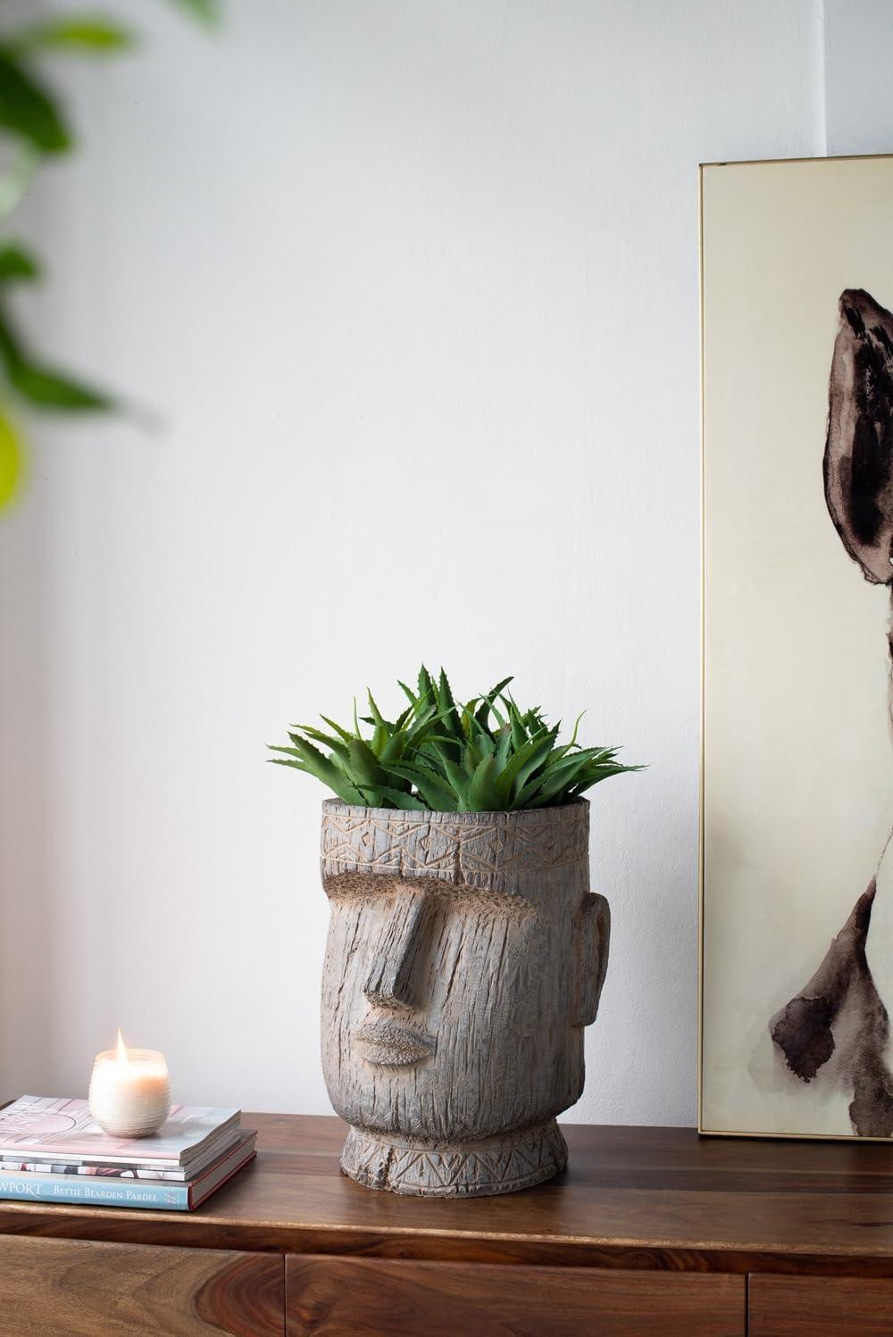 A and B Home A&B Home Rustic Stone Statue Planter