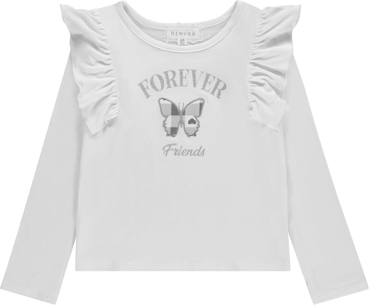 Girls 4-Pack Blue and White Cotton Wardrobe Set