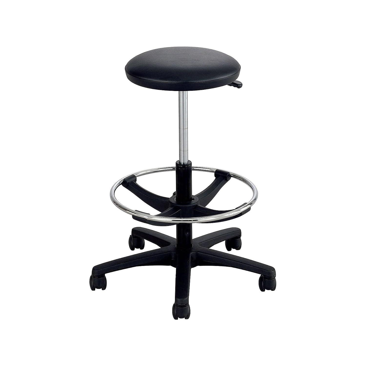Safco Products Company Safco Diesel Series Industrial Stool w/Back, High Base