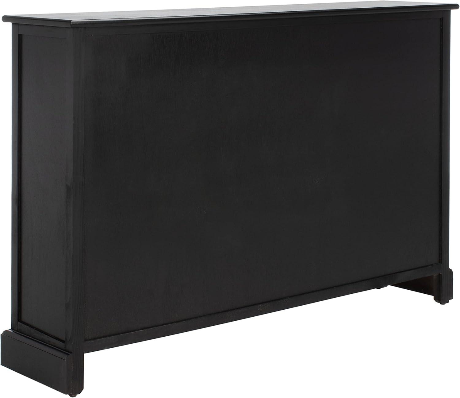 SAFAVIEH Adiland Wood Console Table with Drawer, Black