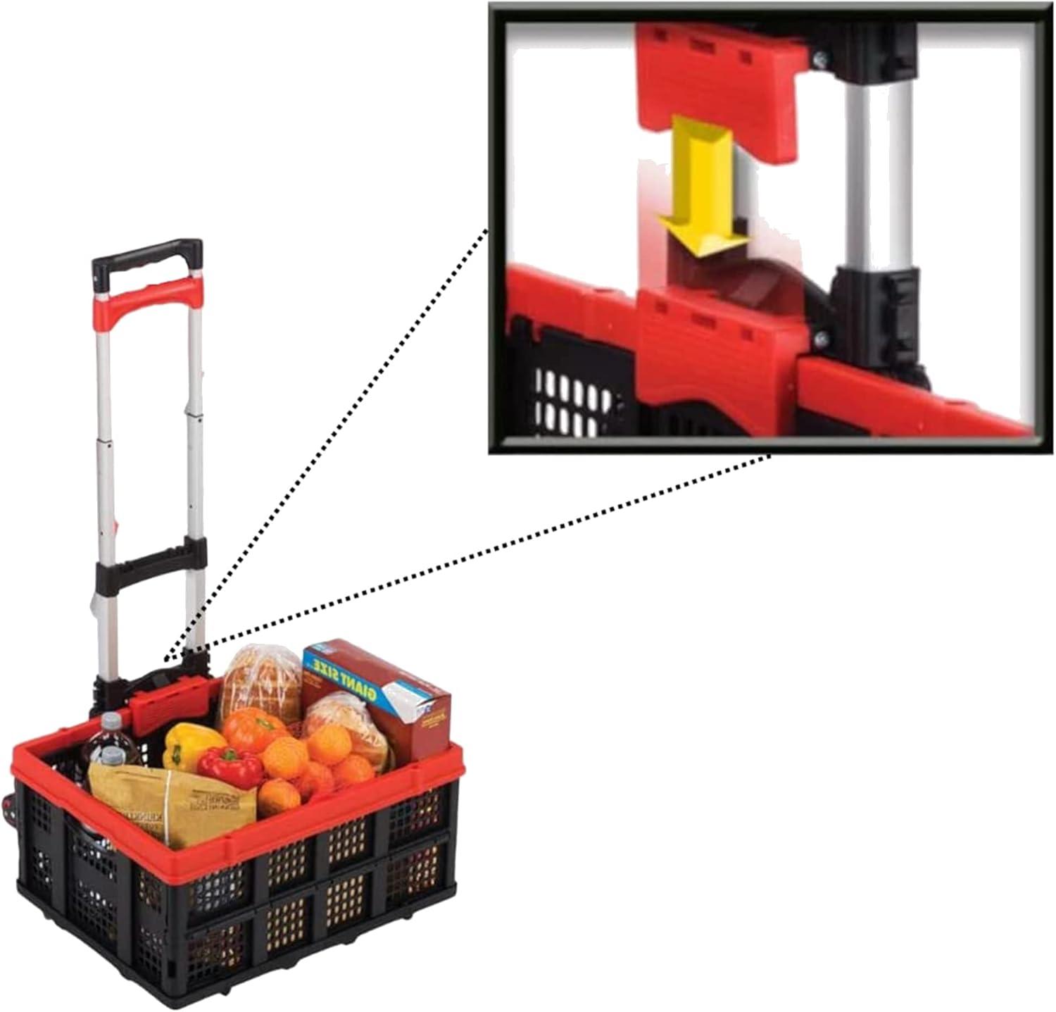 Magna Cart Stair Climbing 6-Wheel Folding Aluminum Hand Truck Dolly Cart