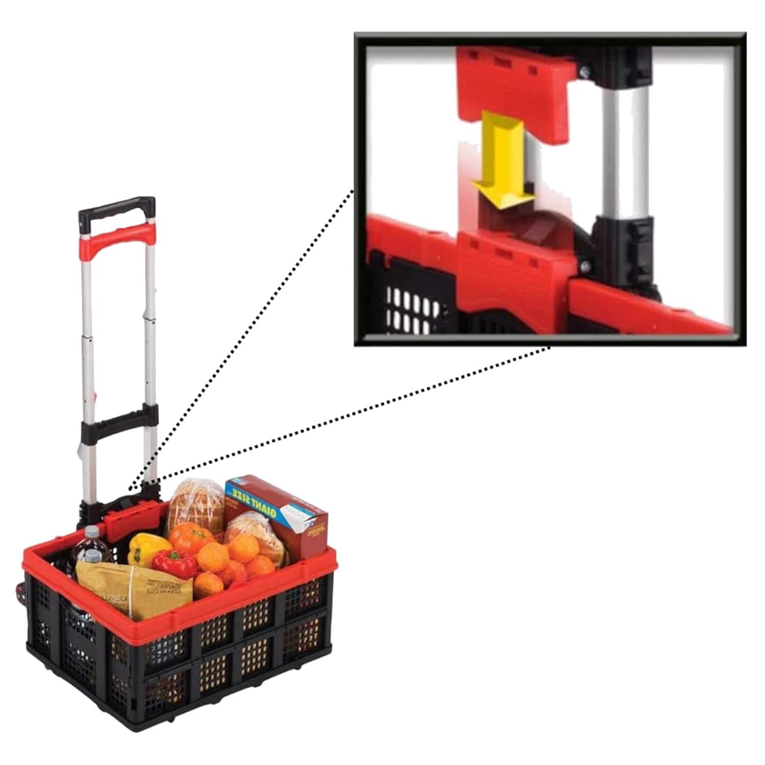 Magna Cart Stair Climbing 6-Wheel Folding Aluminum Hand Truck Dolly Cart