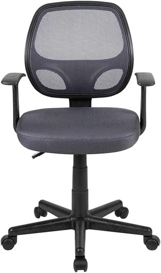 Mid-Back Mesh Swivel Ergonomic Task Office Chair - Arms