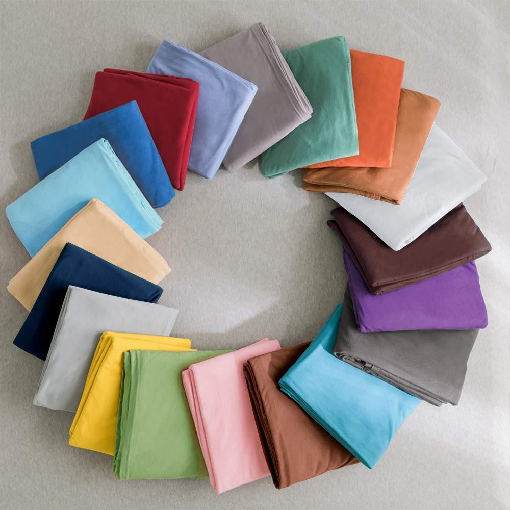 NTBAY Body Pillow Cover, 1800 Brushed Microfiber Body Pillowcase with Envelope Closure - 20x54 Inches - NTBAY