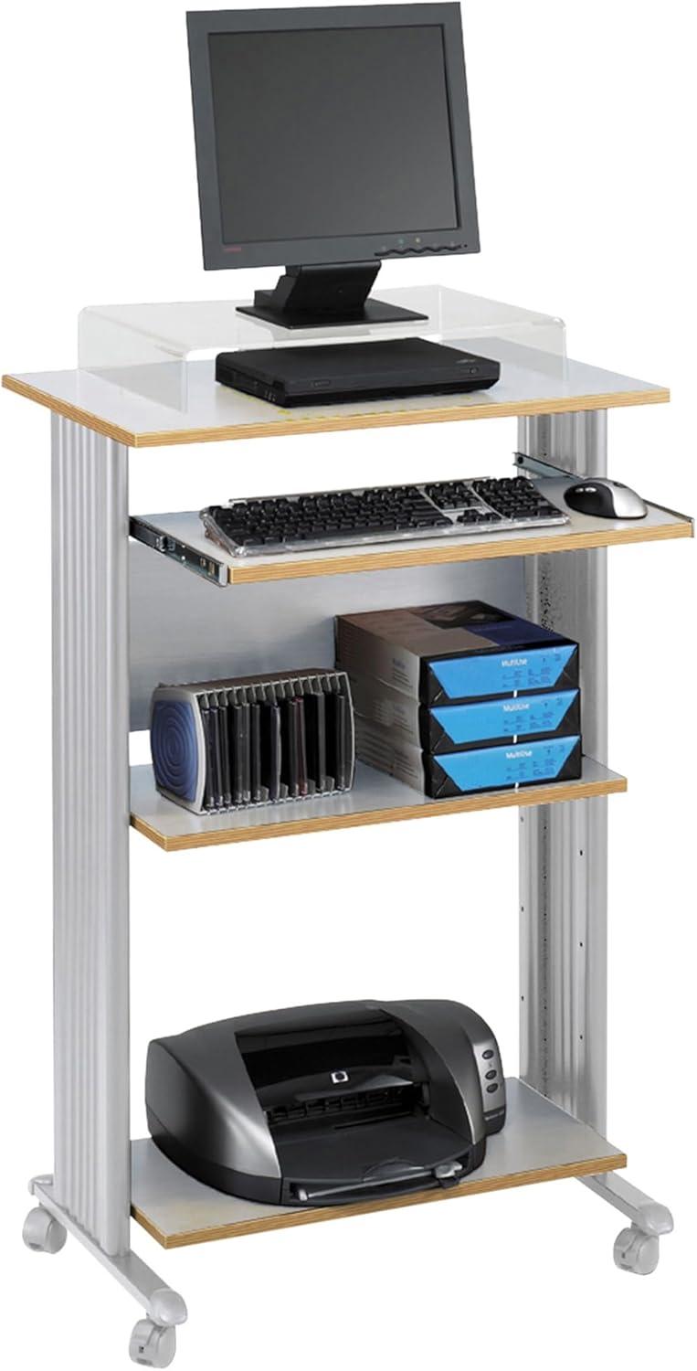 MUV Fixed Stand-Up Workstation AV Cart