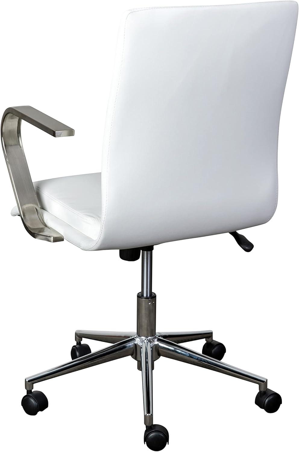 Flash Furniture Mid-Back Designer Upholstered Swivel Executive Office Chair with Armrests by Flash Furniture