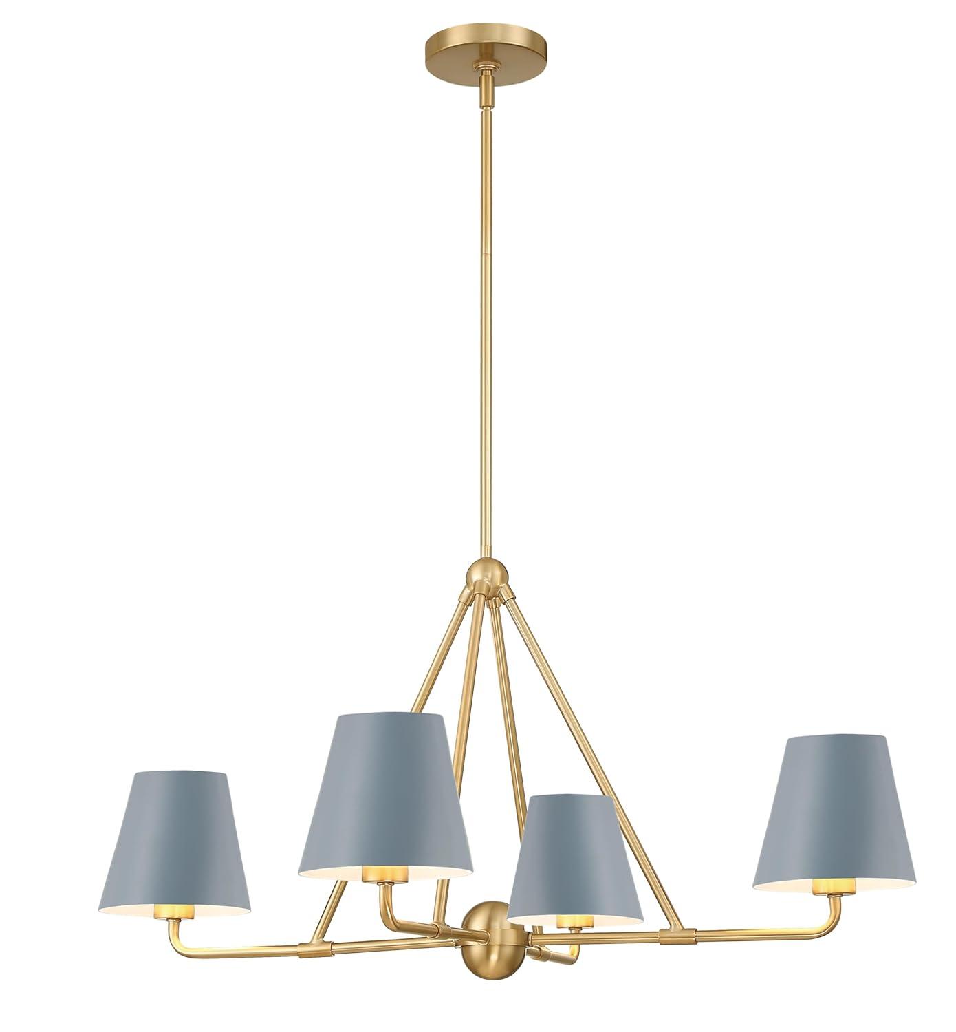 Crystorama Lighting - Xavier - 4 Light Chandelier In Traditional Style-17 Inches
