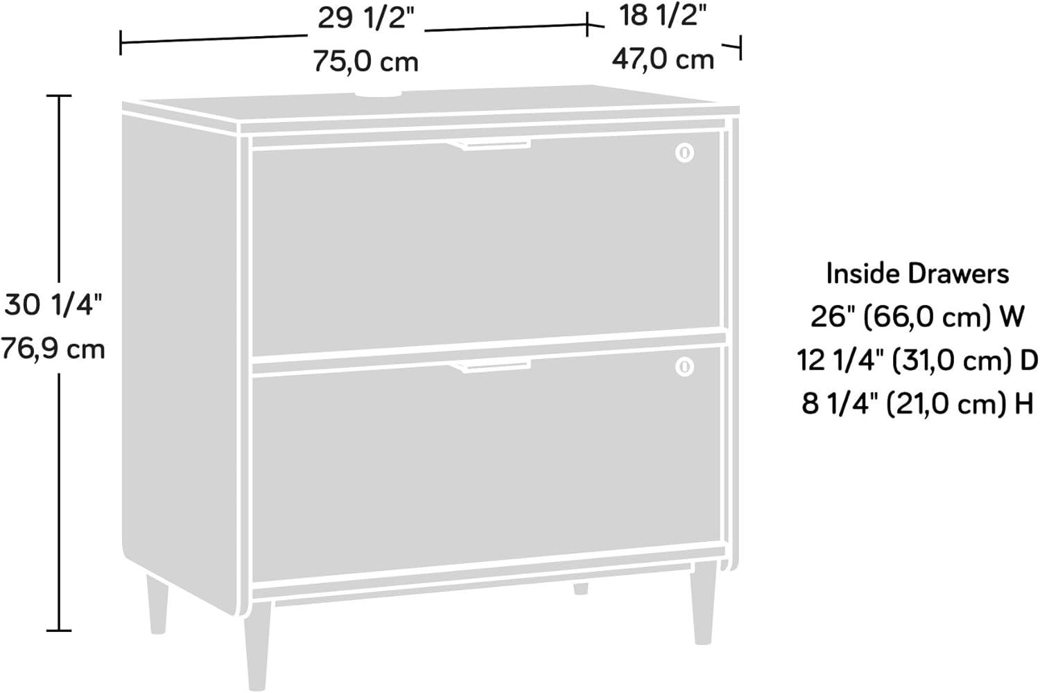 2 Drawers Clifford Place Lateral File Cabinet - Sauder