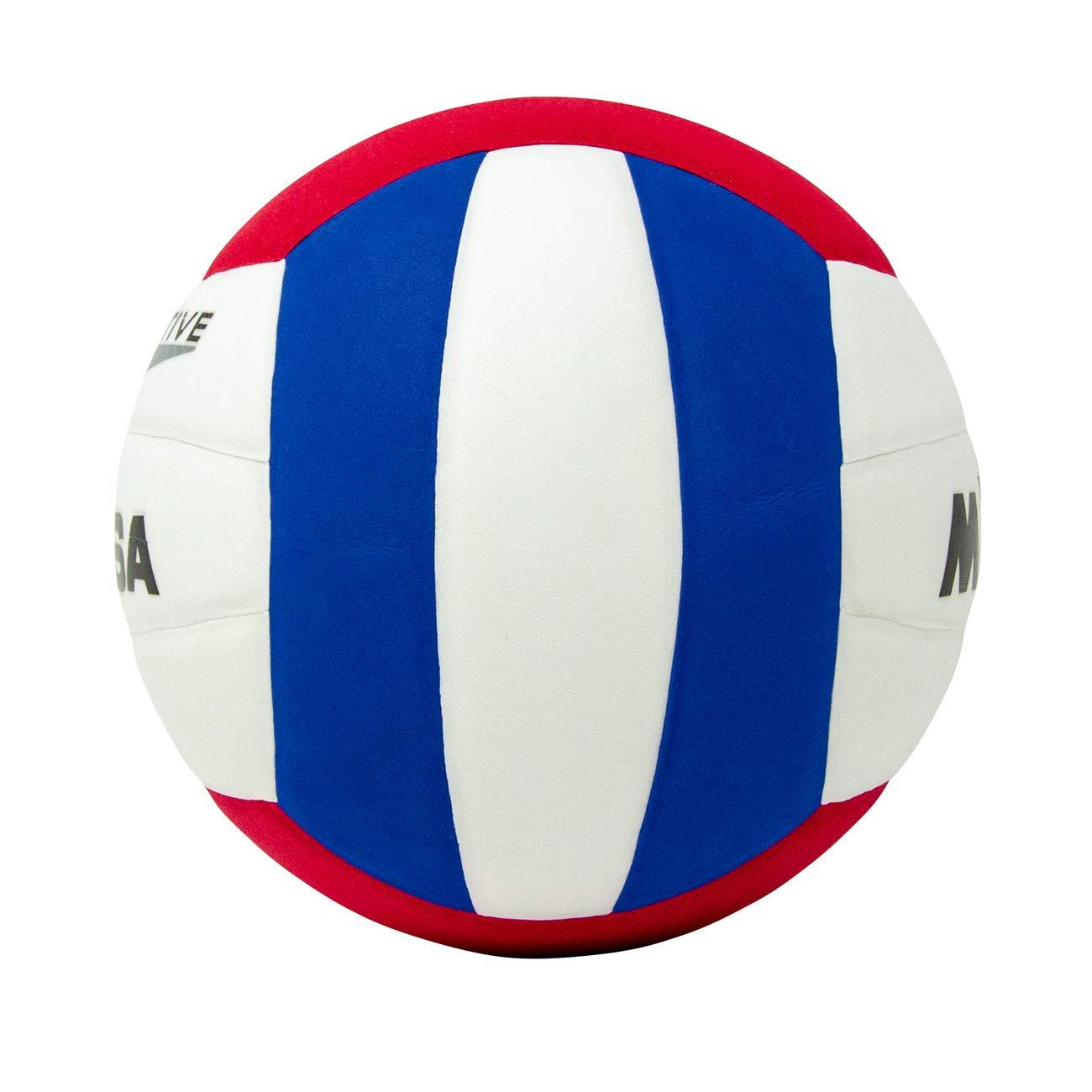 Mikasa VSL215 Competitive Class Volleyball, Size 5, Red/White/Blue