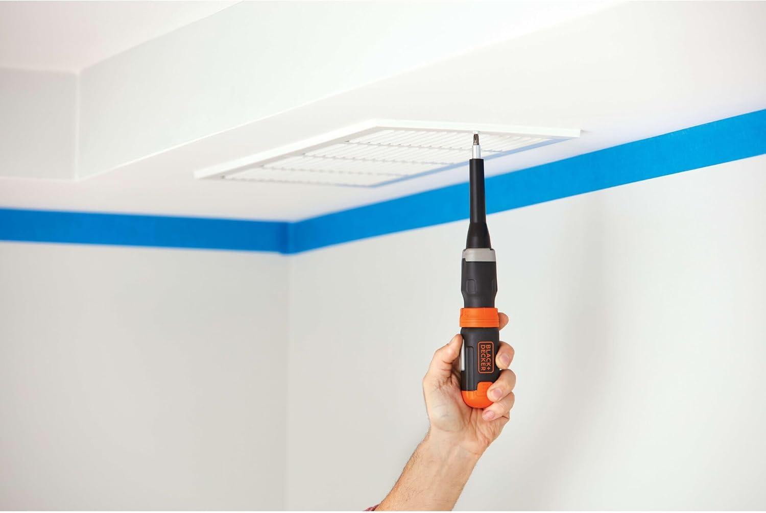 BLACK+DECKER 6V Alkaline Screwdriver, Bcf601Aa