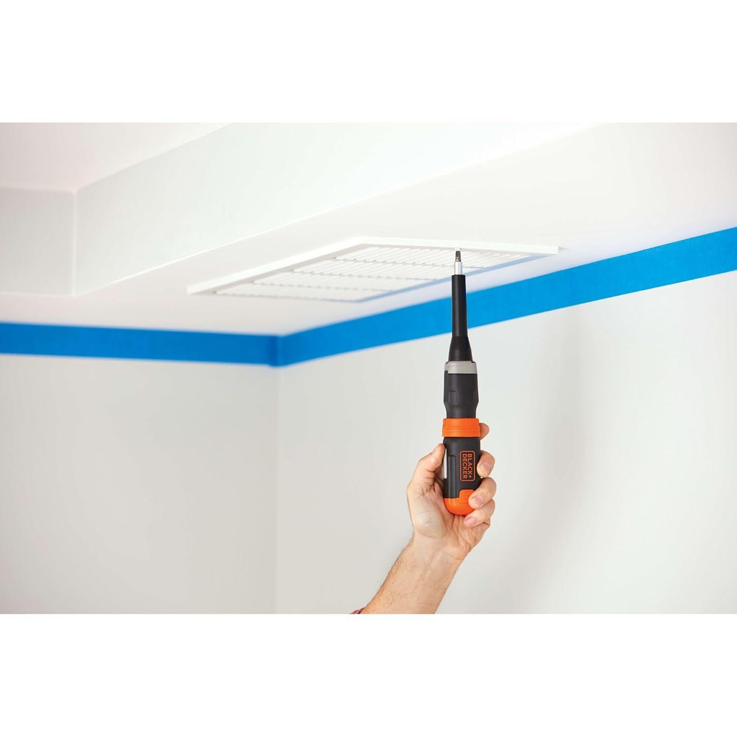 BLACK+DECKER 6V Alkaline Screwdriver, Bcf601Aa