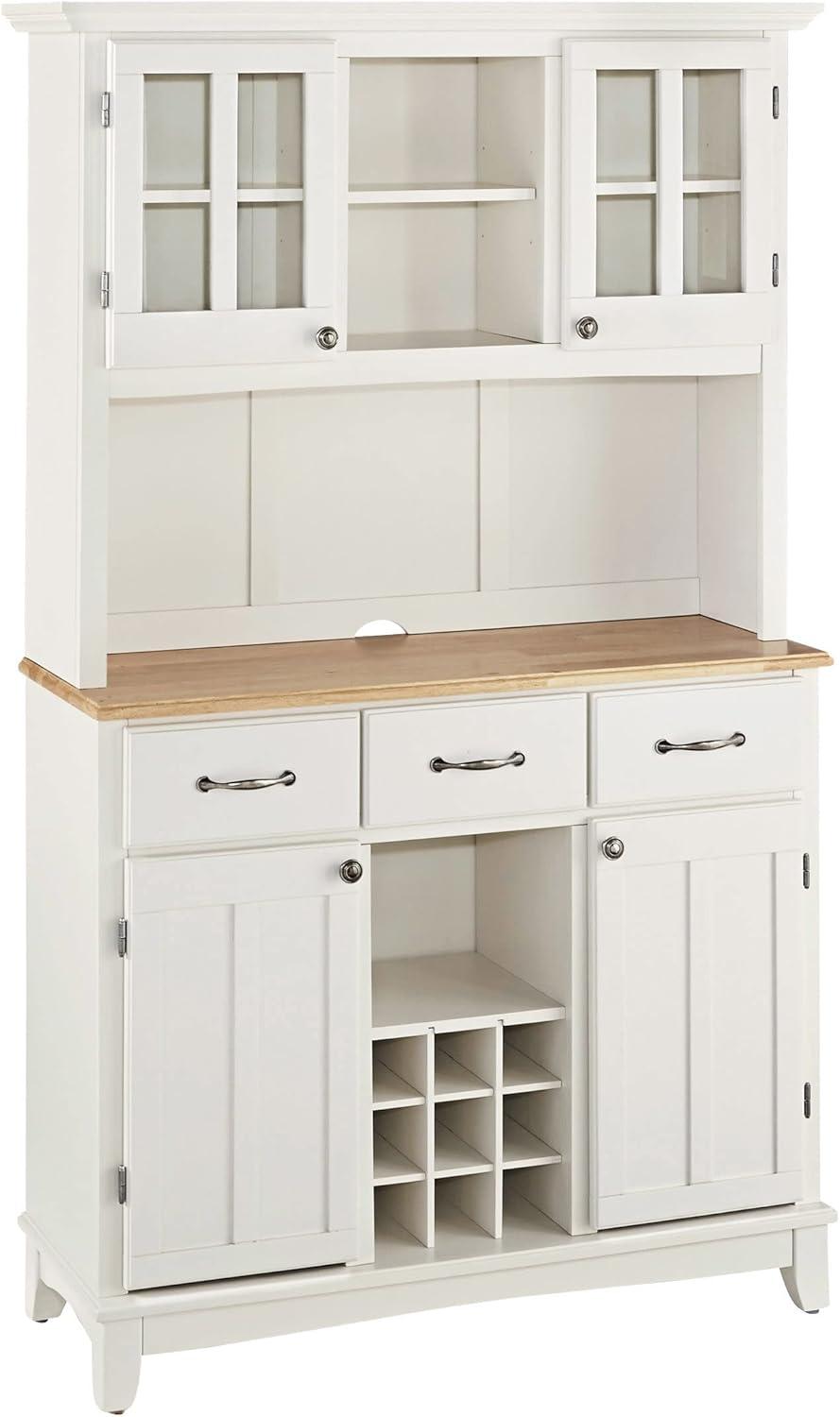 Sideboard buffet Servers Wood Top and Hutch - Home Styles