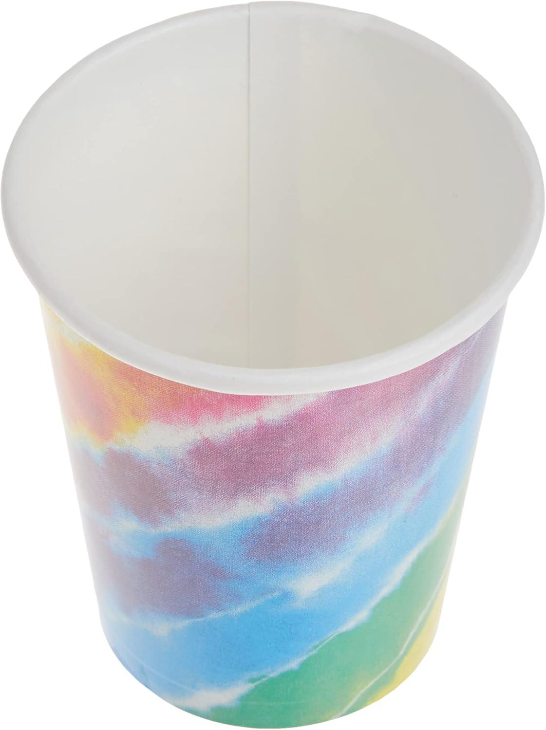 Unique Tie Dye Party Cups, 8ct, 9 oz, Multi