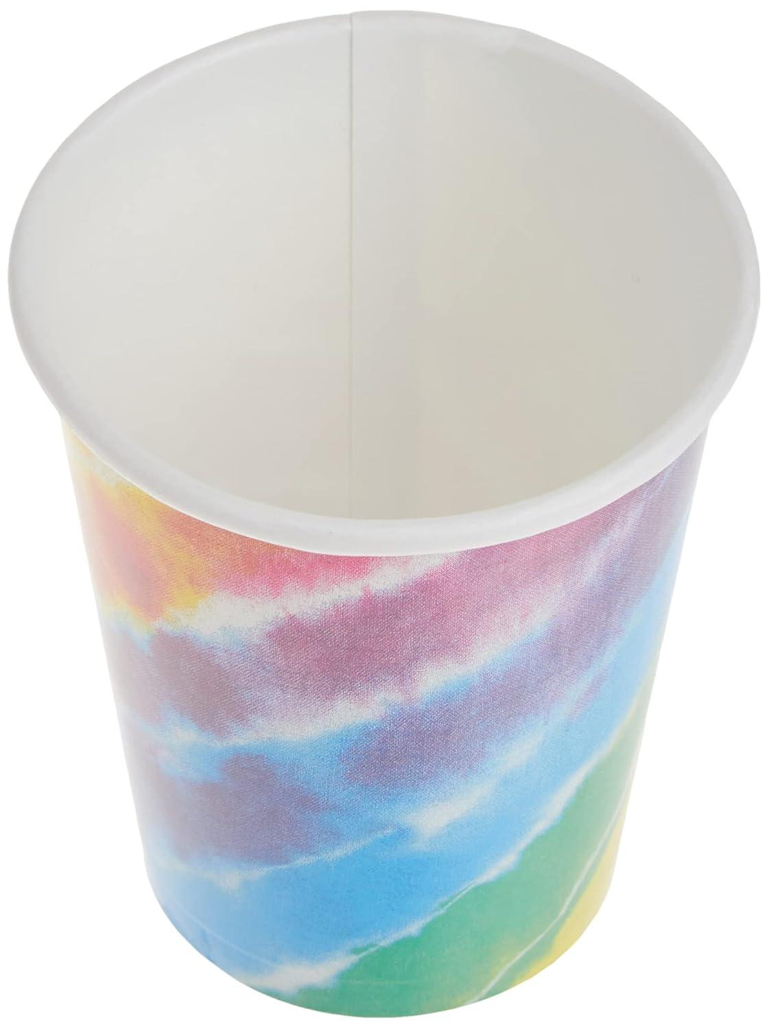 Unique Tie Dye Party Cups, 8ct, 9 oz, Multi