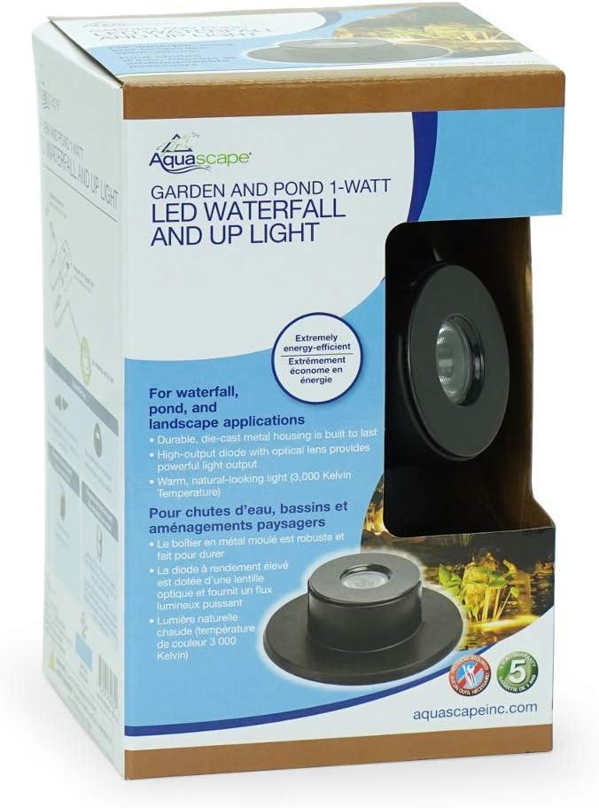 Elegant 1-Watt LED Pond & Landscape Light, 2"x1", Metal Housing