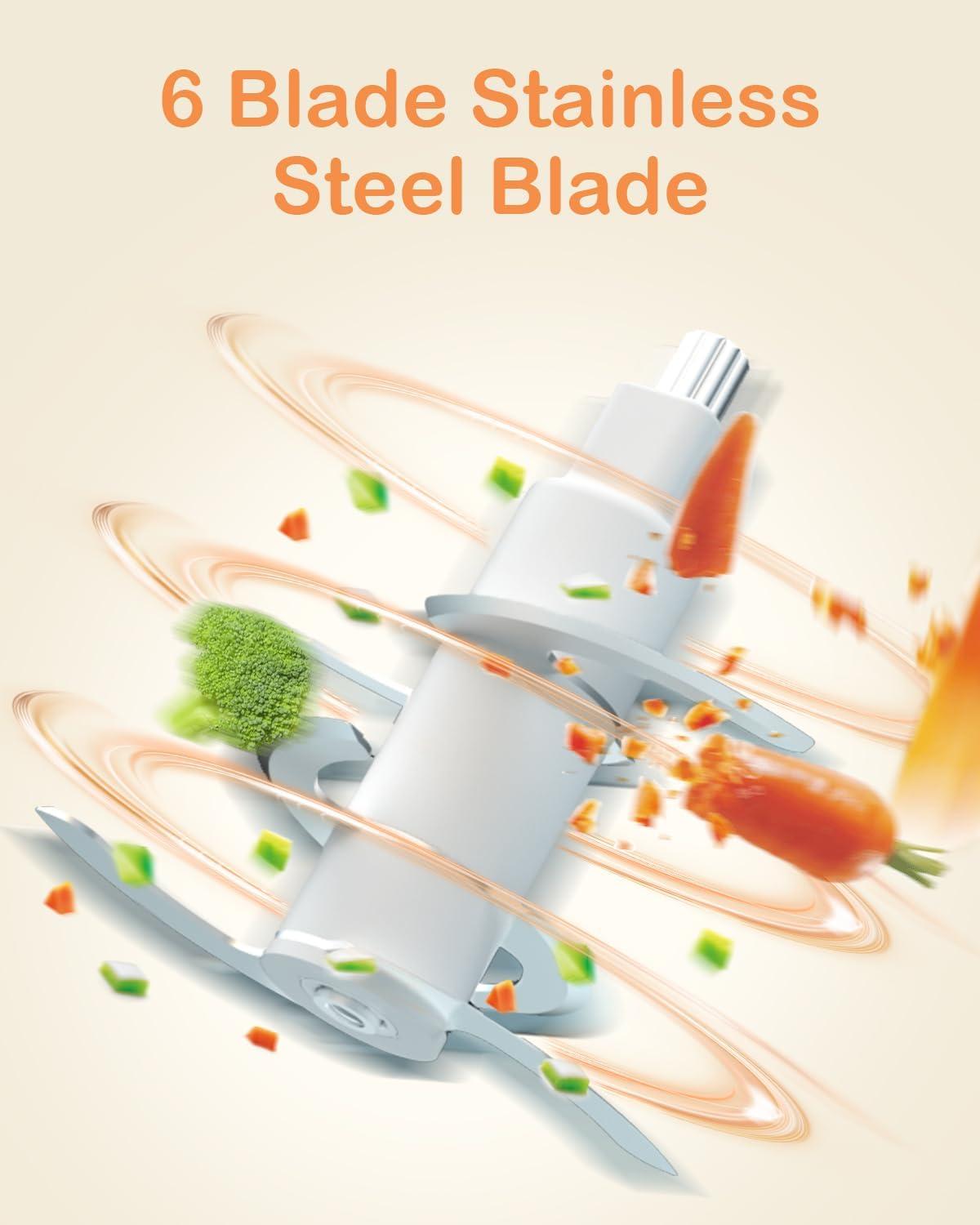 HEYVALUE Gray 13-in-1 Baby Food Processor Set with Stainless Steel Blades