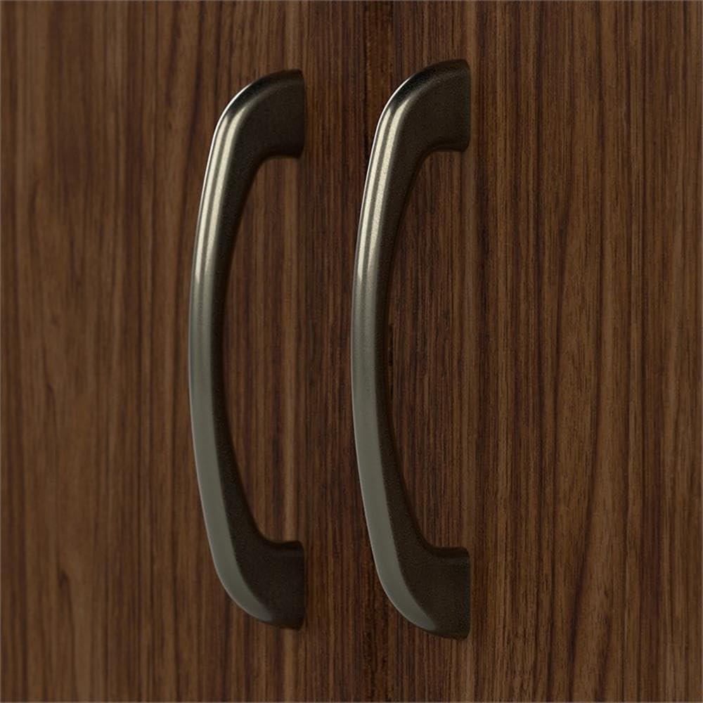 Bush Furniture Cabot Kitchen Pantry Cabinet in Modern Walnut - Engineered Wood