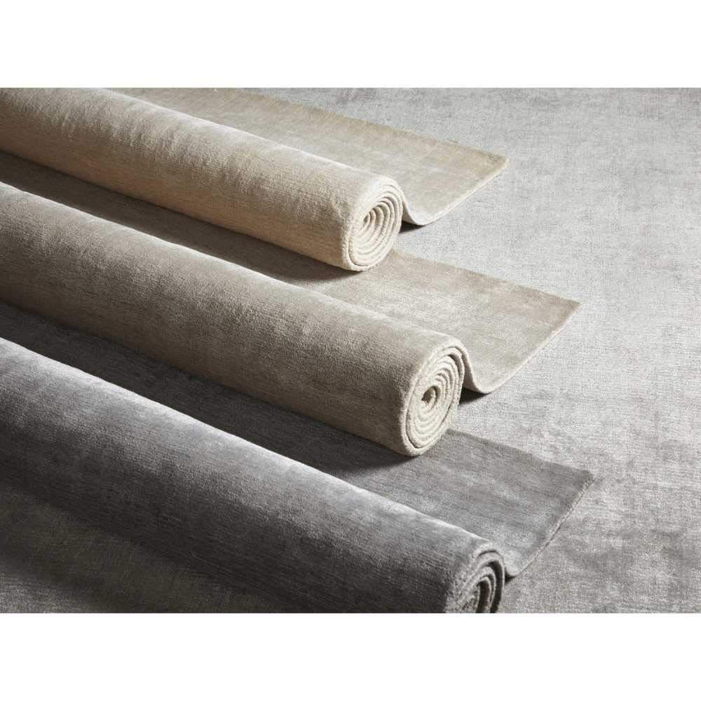 Solo Rugs Knotted, 5' x 8' Lodhi Contemporary Solid Hand Loomed Area Rug, Sepia