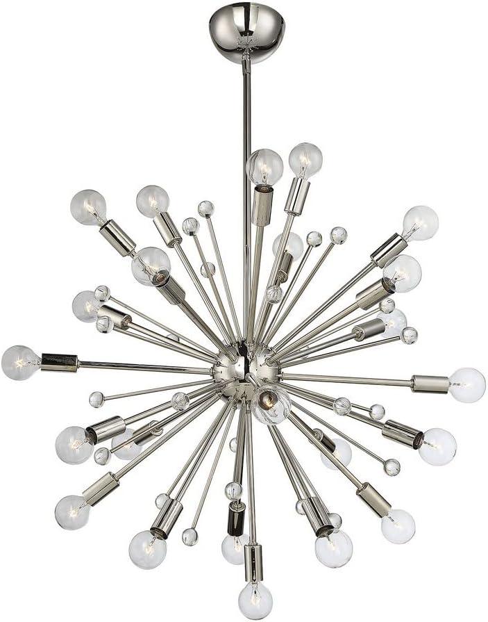 Savoy House Galea 24 - Light Chandelier in  Polished Nickel