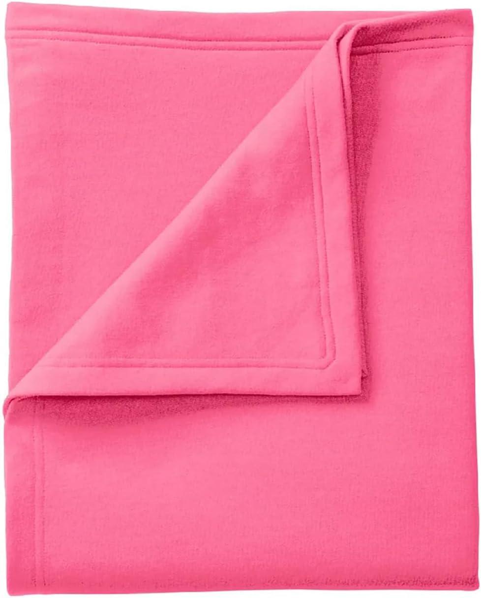 Port & Company Core Fleece Sweatshirt Blanket - Neon Pink