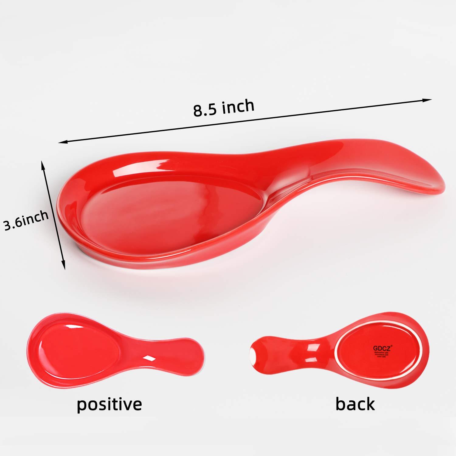 Red Barrel Studio® Newmont Ceramic / Porcelain Oval Spoon Rest