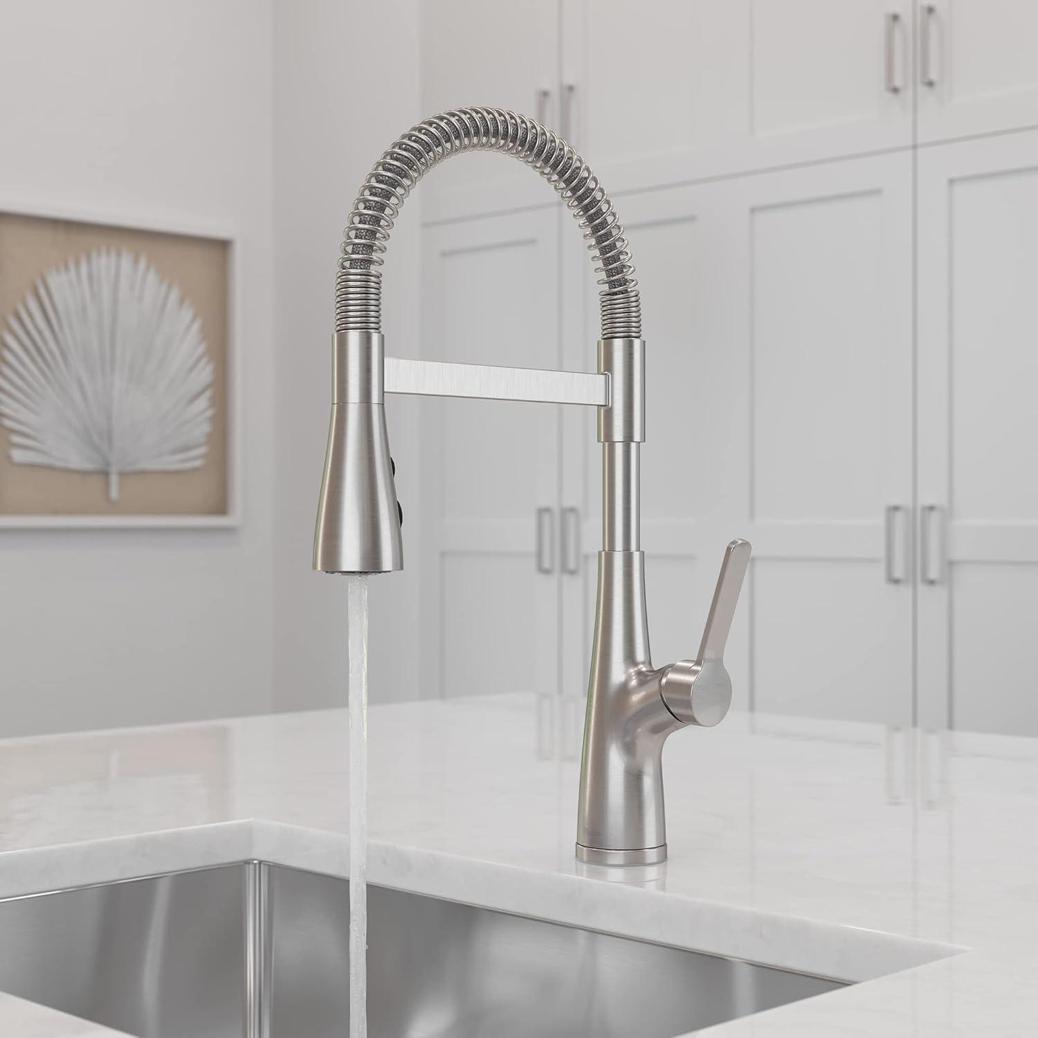 Pfister LG529NECS Neera Culinary Look Pull Down Single Handle Kitchen Faucet