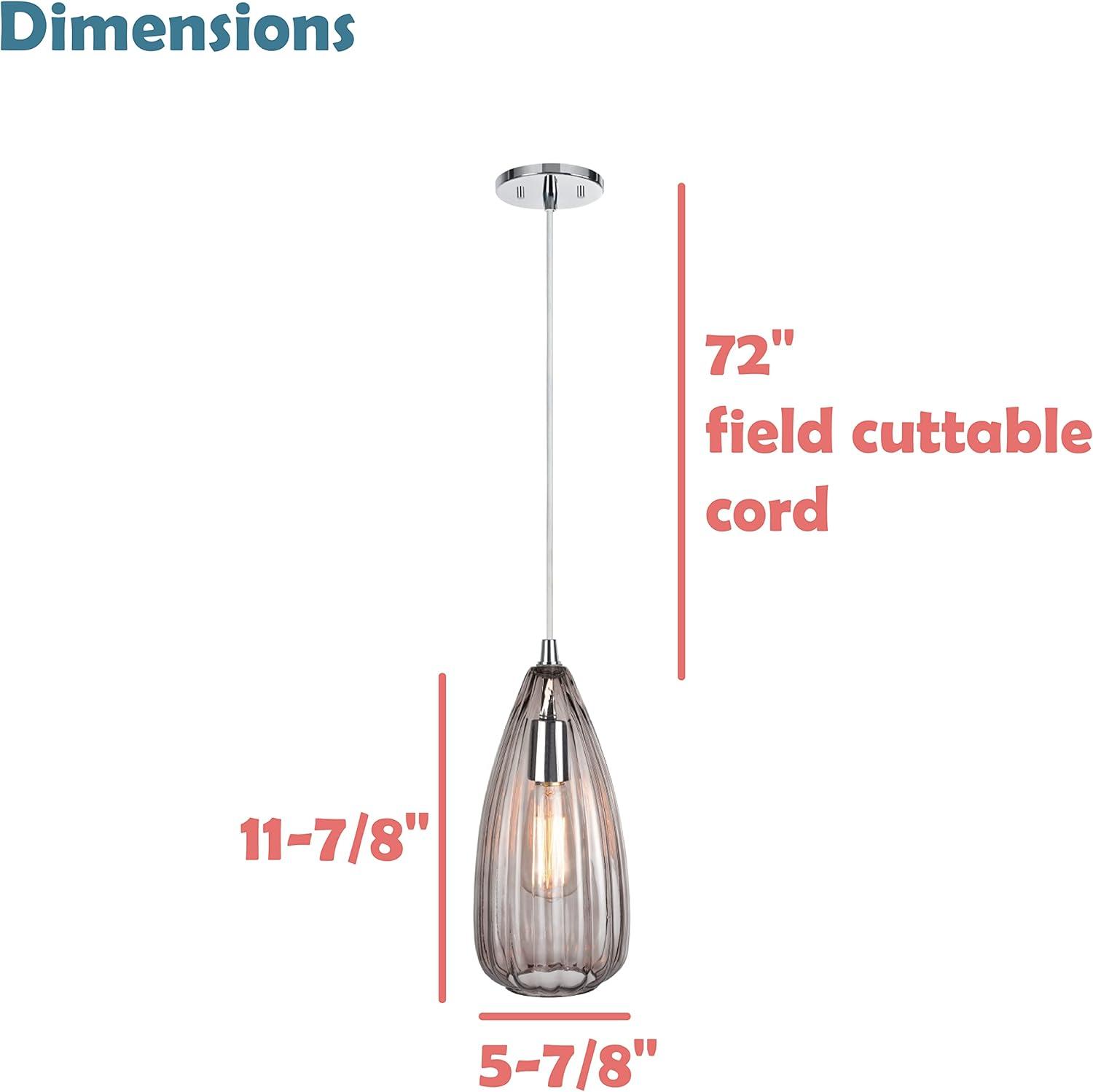 1 - Light Chrome Single Pendant