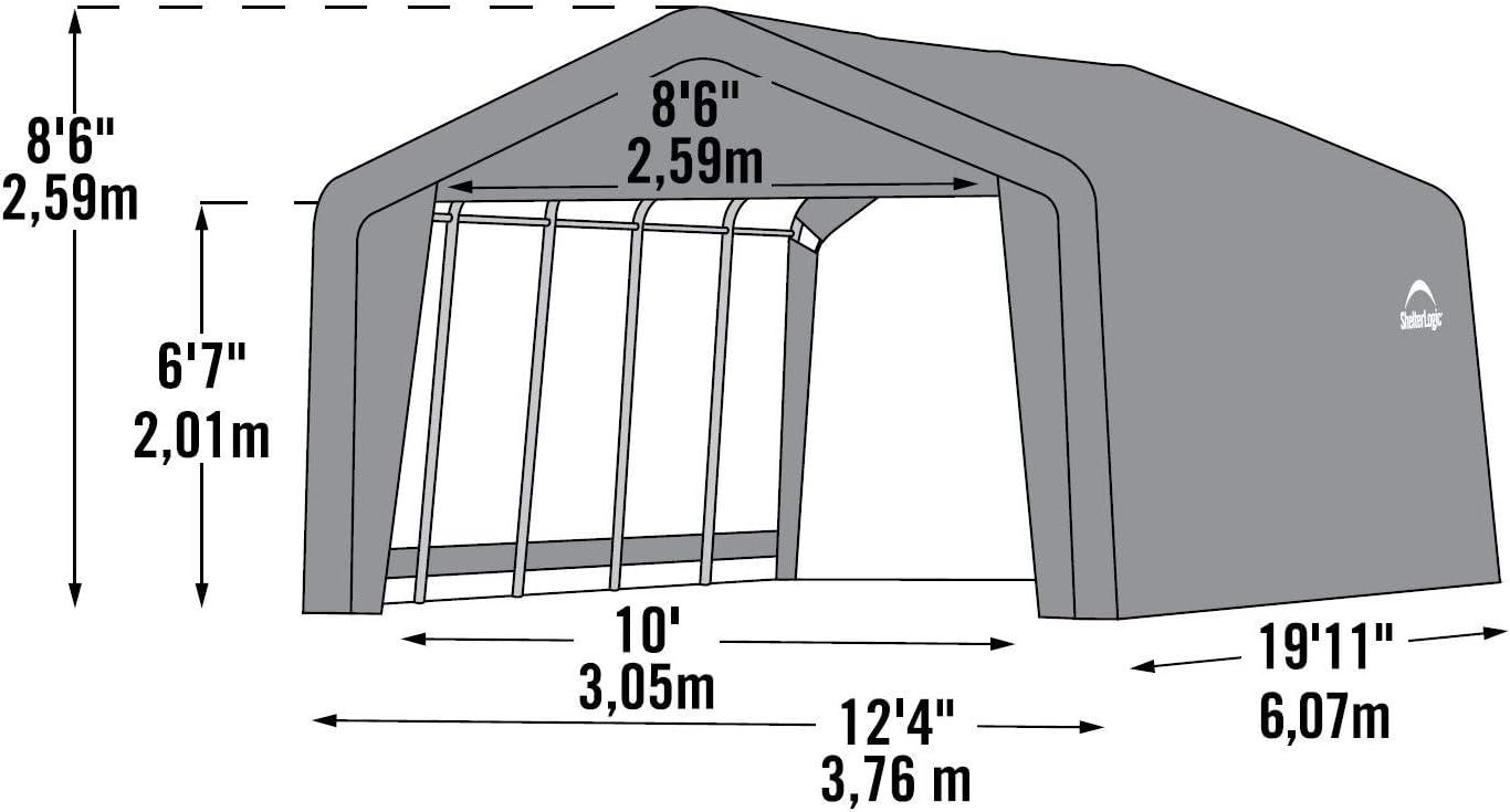 Garage-in-a-Box 12 ft. x 20 ft. x 8 ft.