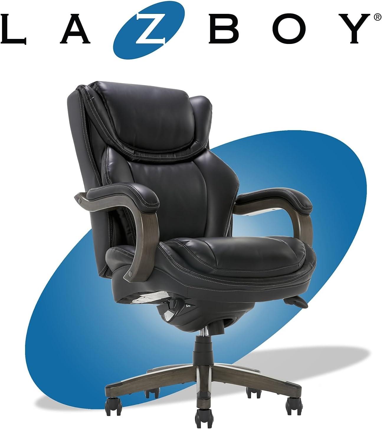 Harnett La-Z-Boy Big and Tall Ergonomic Executive Office Chair with Comfort Core Cushions