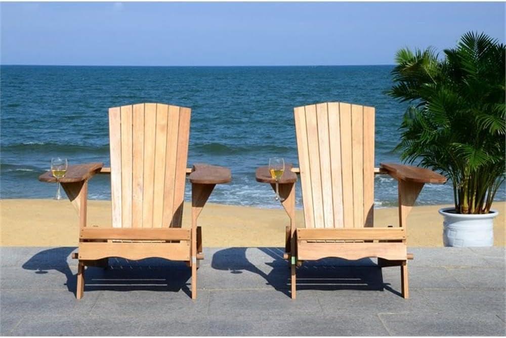 Breetel Adirondack 2 Per Box Indoor/Outdoor (Set Of 2) - PAT7034 - Natural - Safavieh