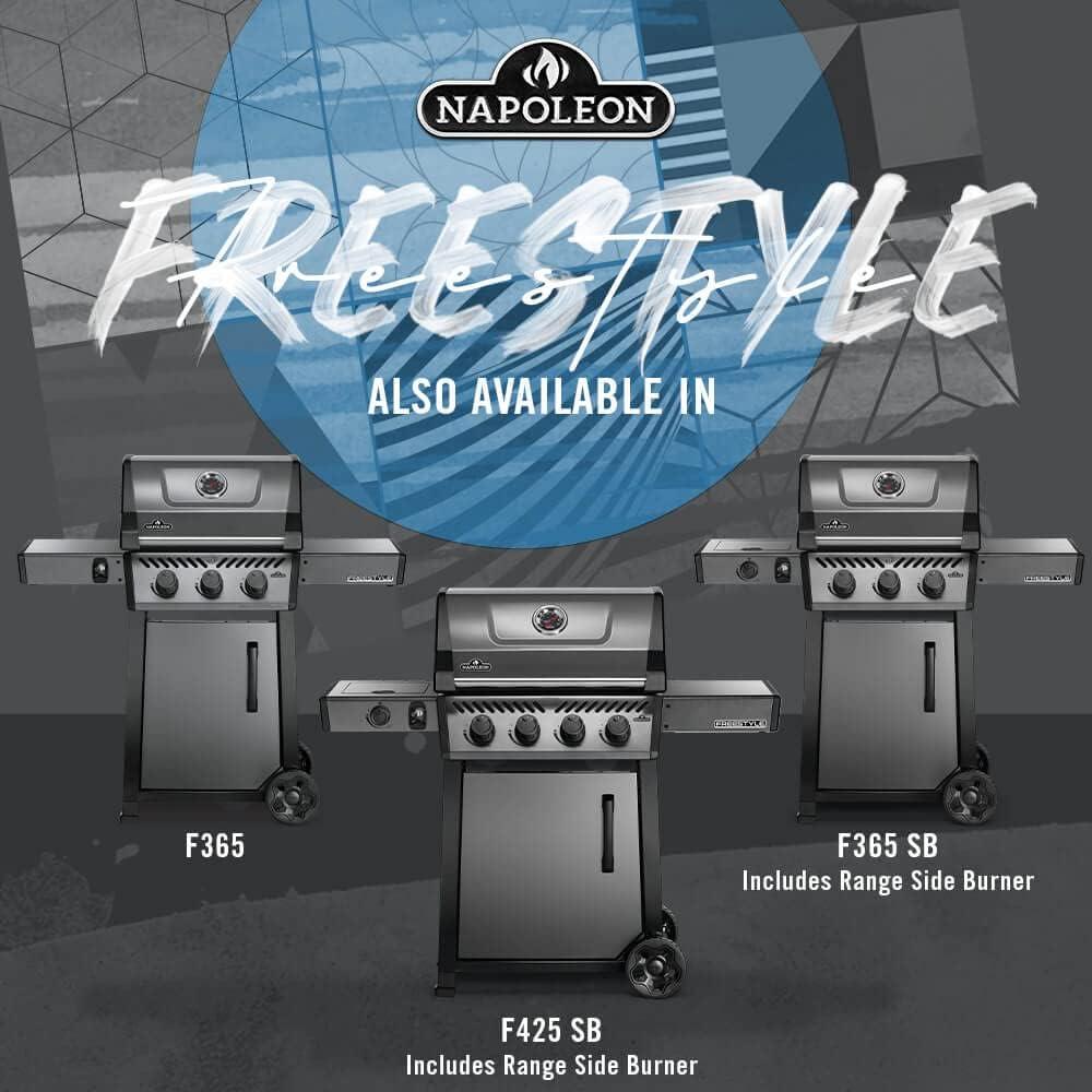 Graphite Grey Stainless Steel Propane Gas Grill with 4 Burners