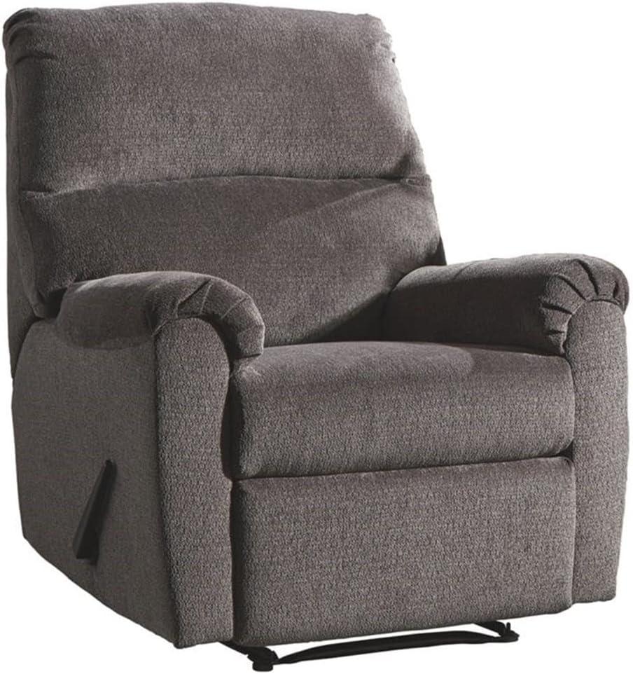 Signature Design by Ashley Nerviano Zero Wall Recliner in Gray