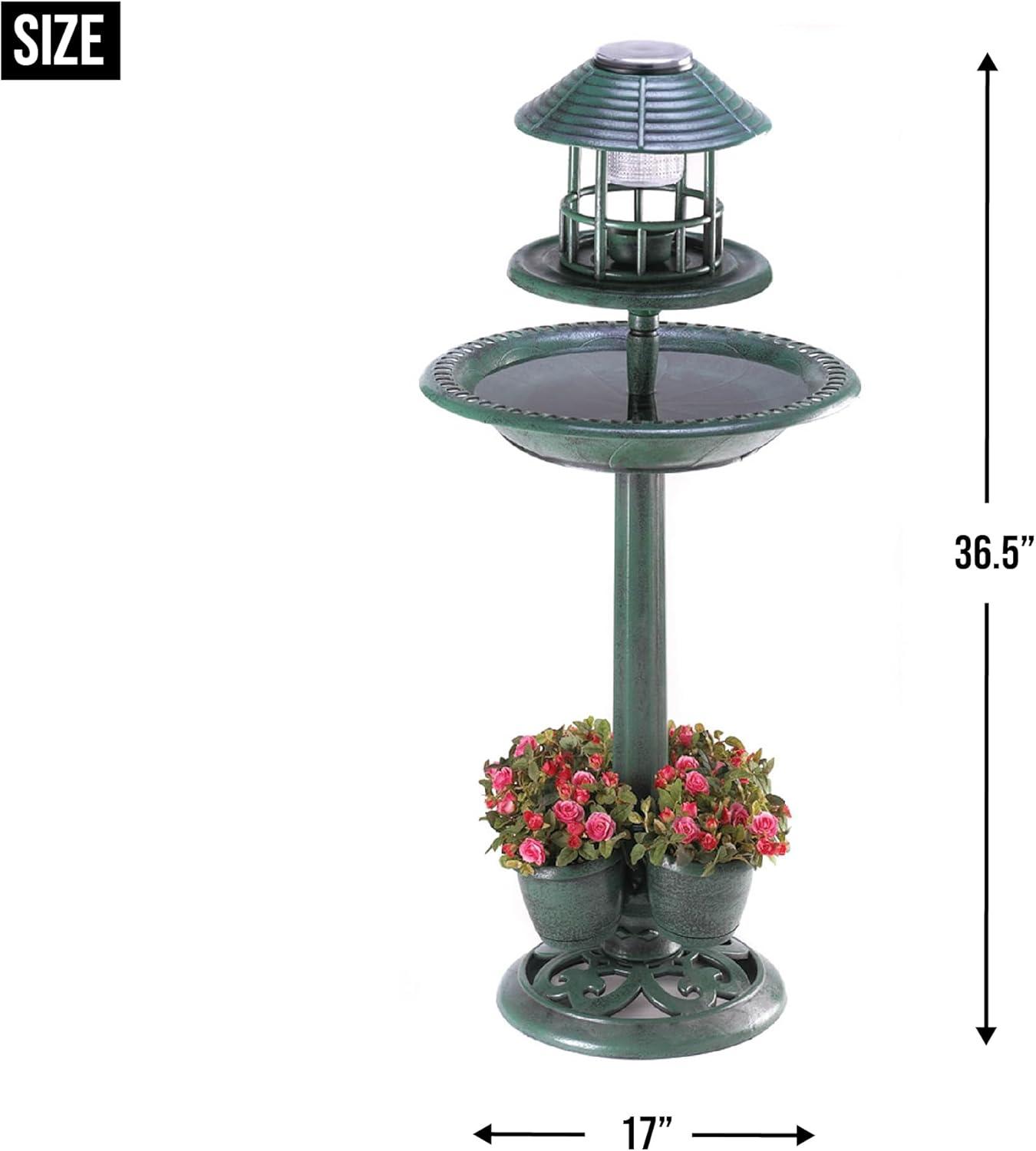 Zingz & Thingz Verdigris Garden Centerpiece 17x17x36.5"