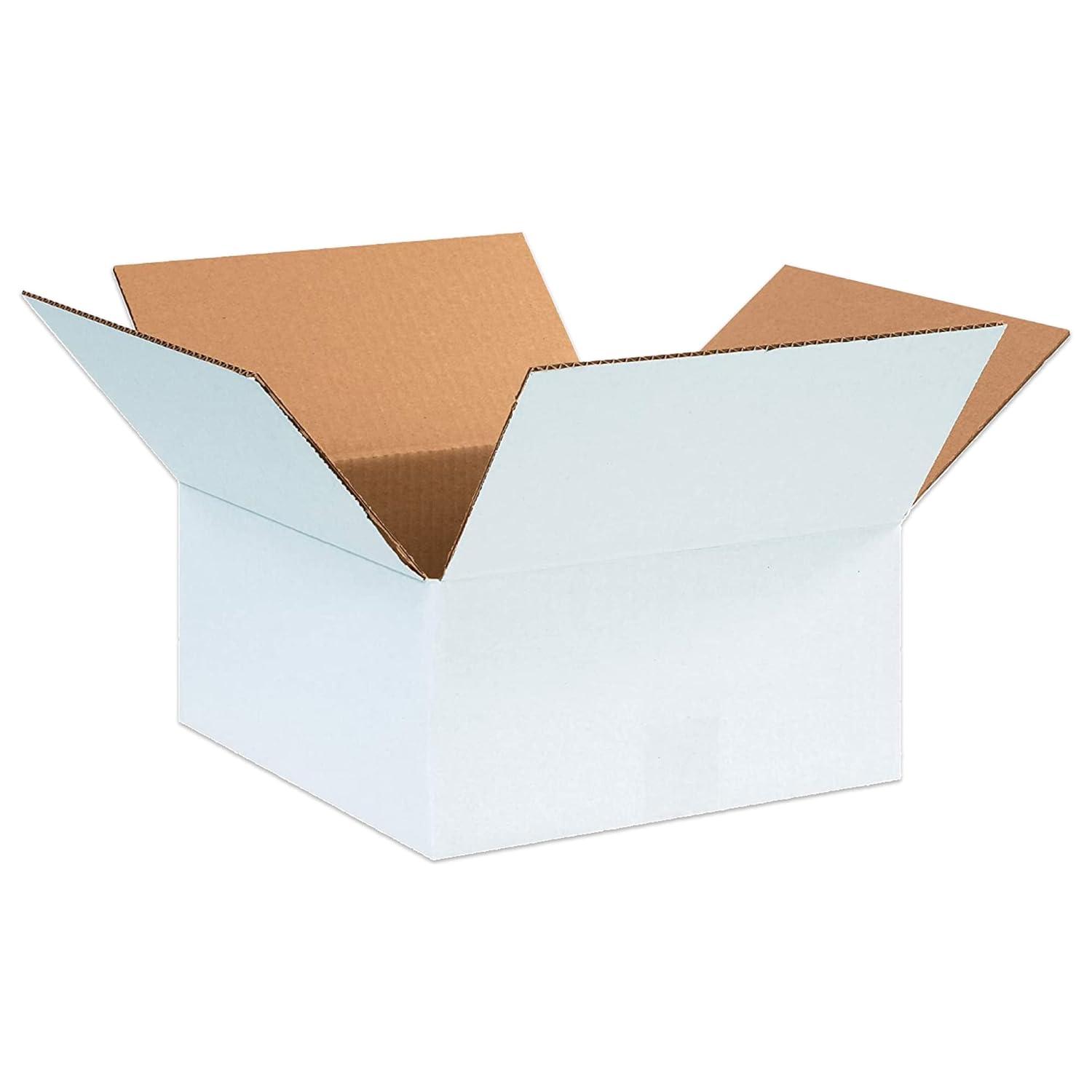 Small Brown Corrugated Cardboard Shipping Boxes, 25-Pack