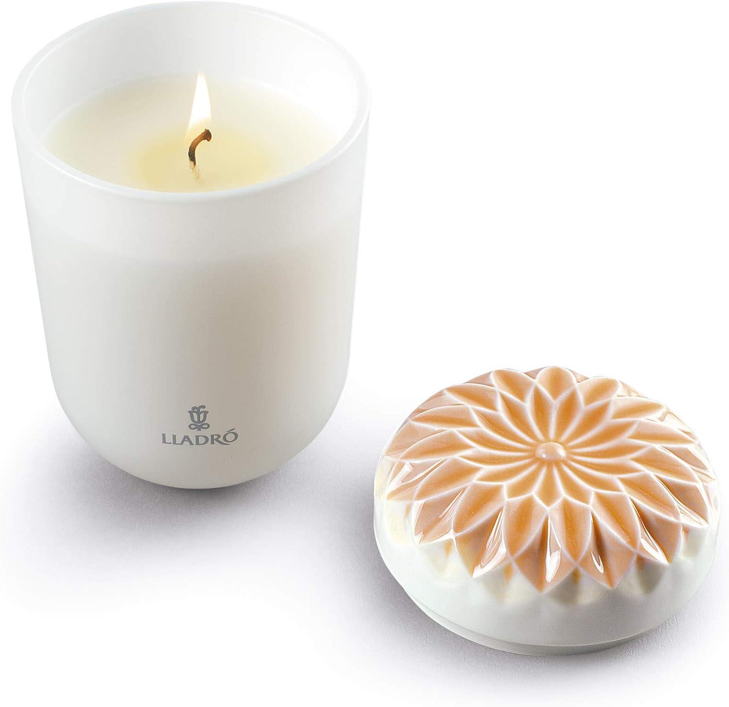 Valencia Scented White Porcelain Jar Candle