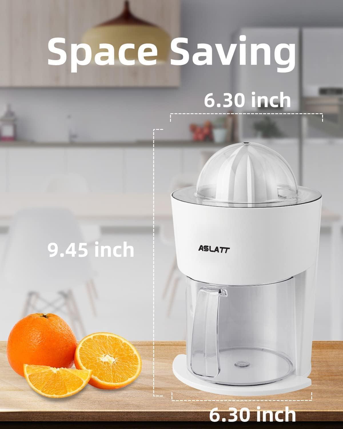 ASLATT Electric Orange Juicer, Plastic