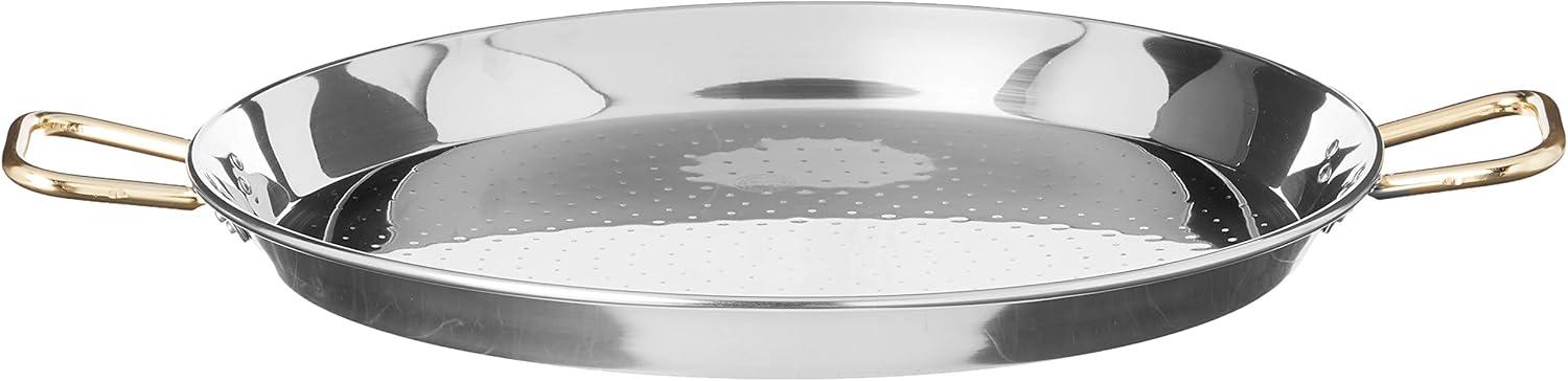 Garcima 22-Inch Stainless Steel Paella Pan