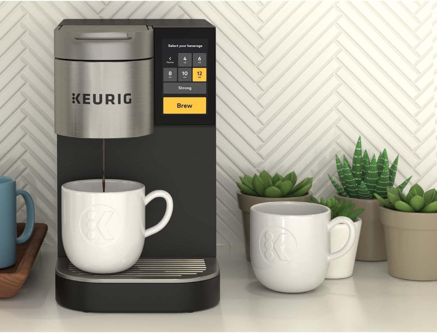 Keurig 7952 K-2500 Commercial Brewer, Programmable, 12 fl oz, 5 Cup(s), Single-serve, Black, Silver