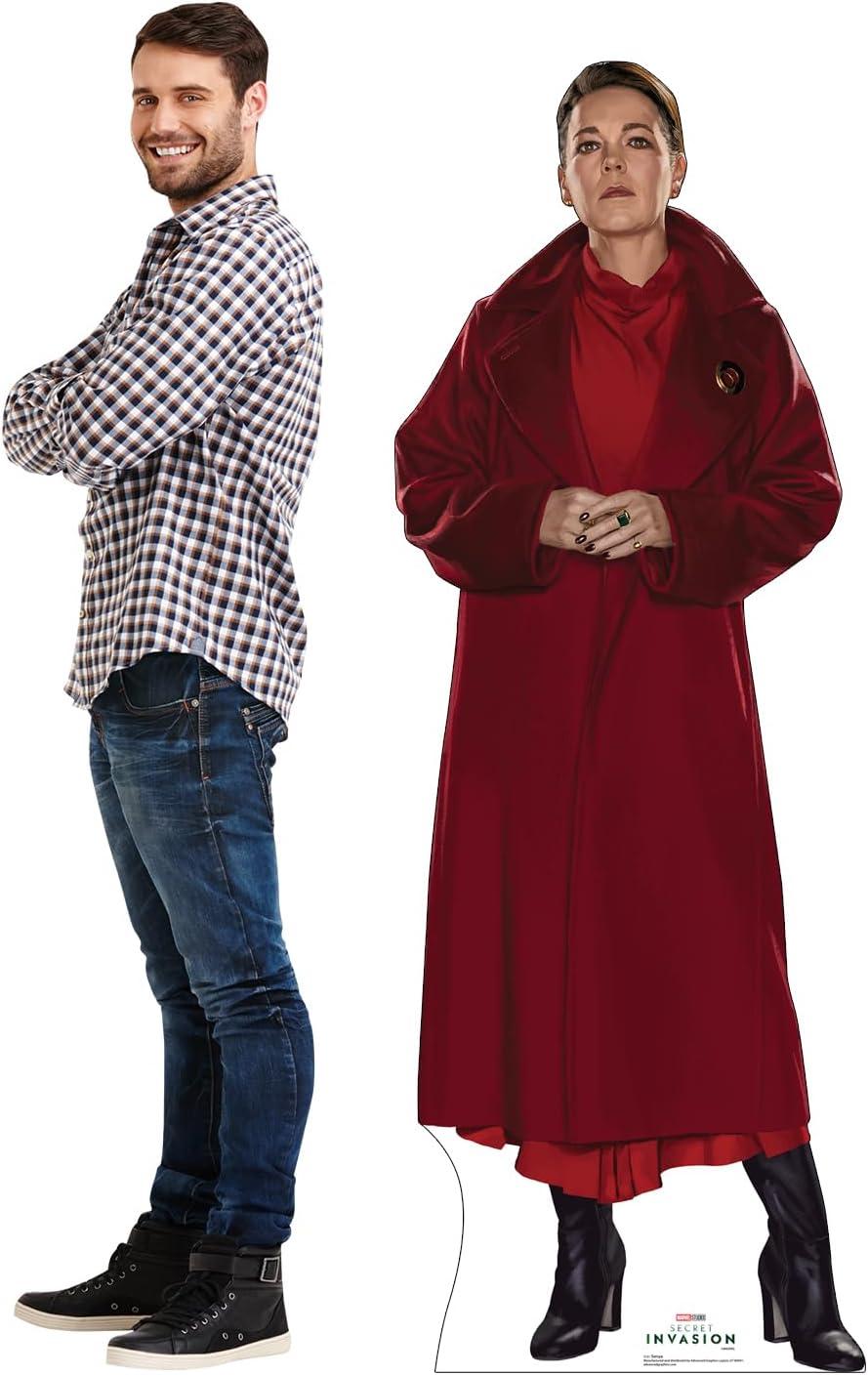 Life-Size Red Cloak Marvel Character Cardboard Cutout