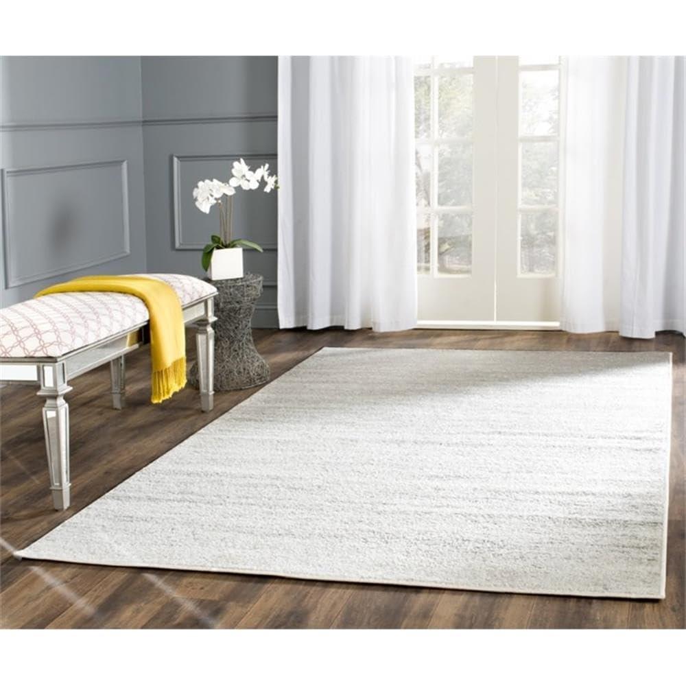 Adirondack ADR113 Machine Made Indoor Area Rug - Ivory/Silver - 11'x15' - Safavieh