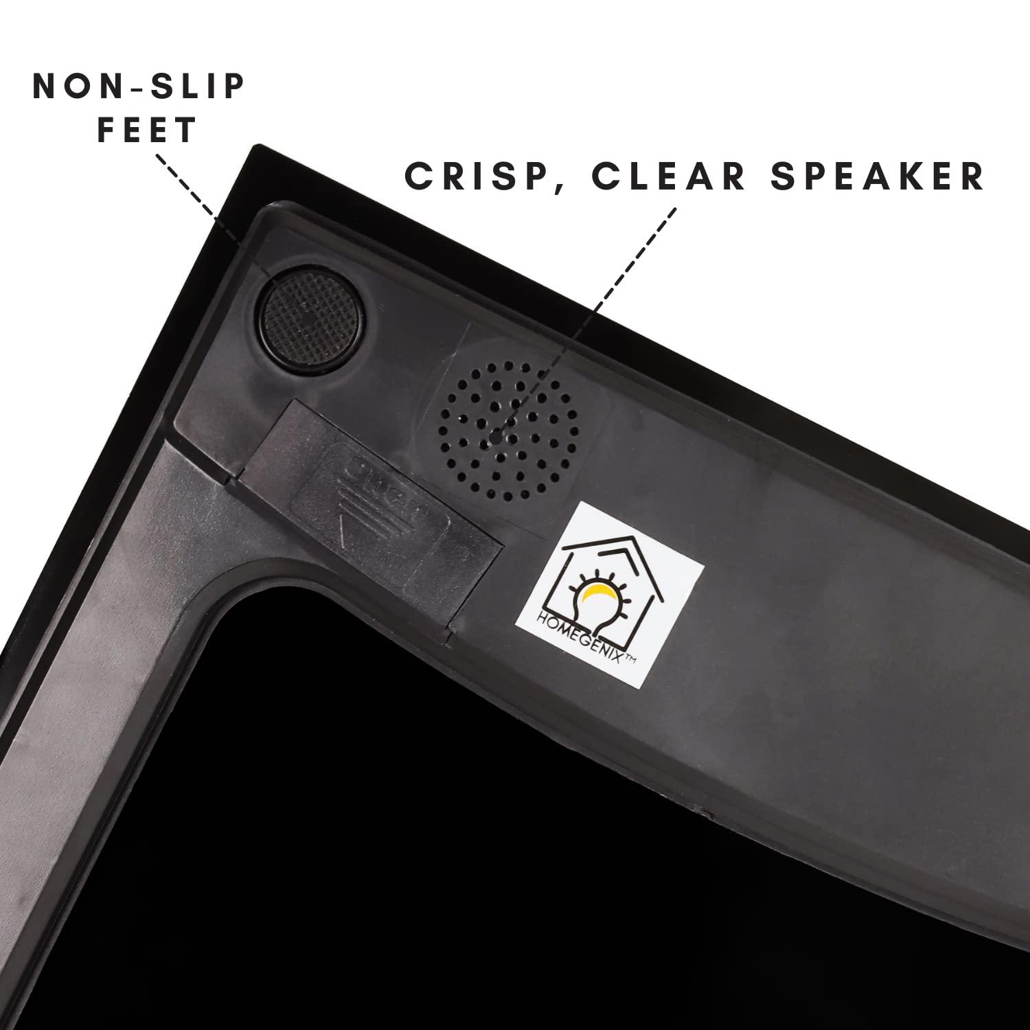 500 lb Extra-Wide Digital Bathroom Scale - Talking Weight Scale with Large LCD Display - Wide Platform for Accurate Body Measurements