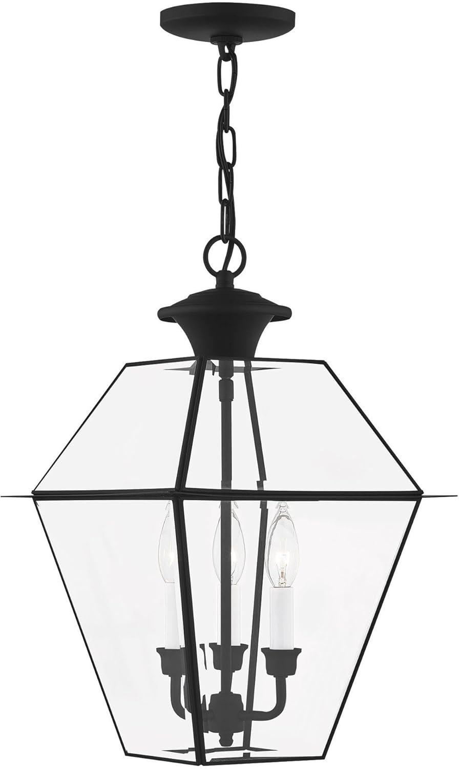 Livex Lighting Westover 3 - Light Pendant in  Black