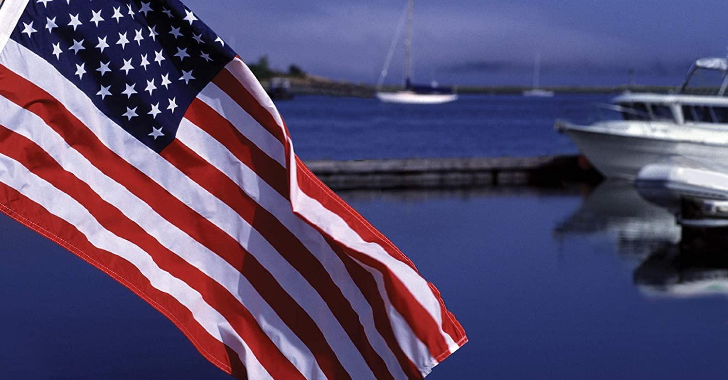 Taylormade Sewn American Flag for Boats, Docks, Patios and Pools
